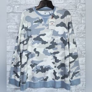 Men's Camo Sweater - Gray